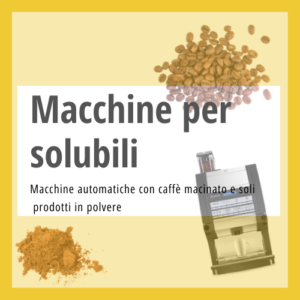 Macchine colazioni prodotti in polvere