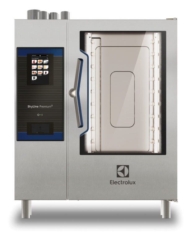 forno con porta con triplo vetro