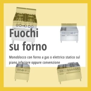 Fuochi gas professionali con forno