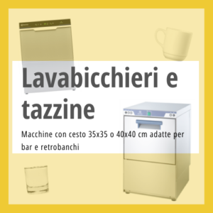 Lavabicchieri professionali