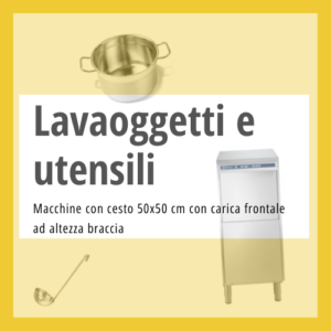 Lavaoggetti professionale