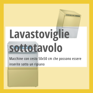 Lavastoviglie professionali