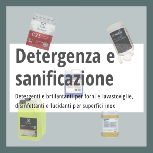 Detergenti e sanificanti professionali
