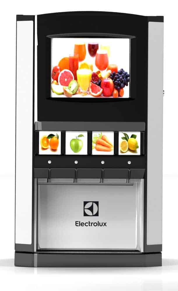 Il distributore automatico di succhi di frutta